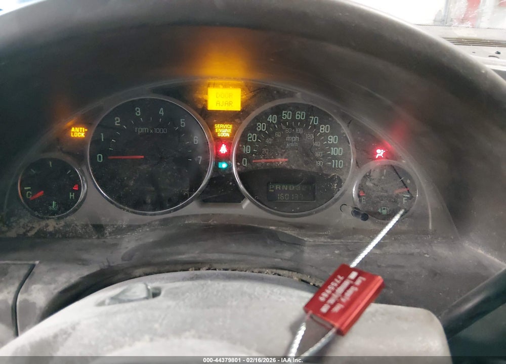 2005 BUICK RENDEZVOUS CX VIN: 3G5DB03E05S549787