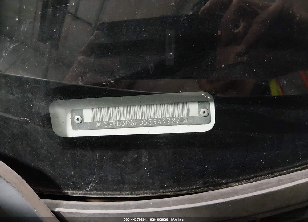 2005 BUICK RENDEZVOUS CX VIN: 3G5DB03E05S549787