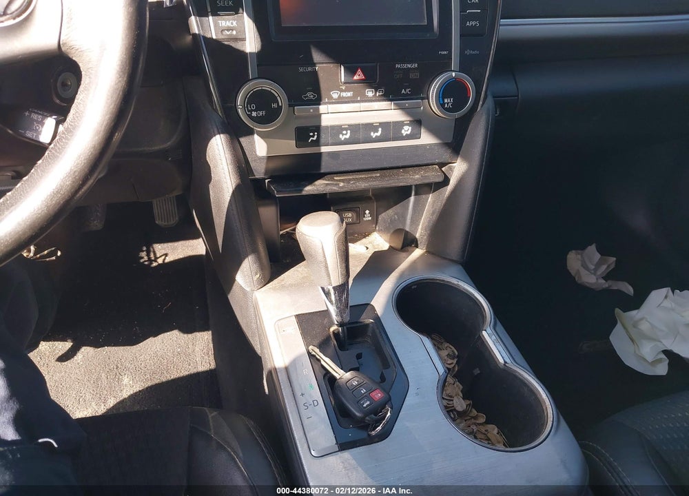 2012 TOYOTA CAMRY SE VIN: 4T1BF1FK1CU611217