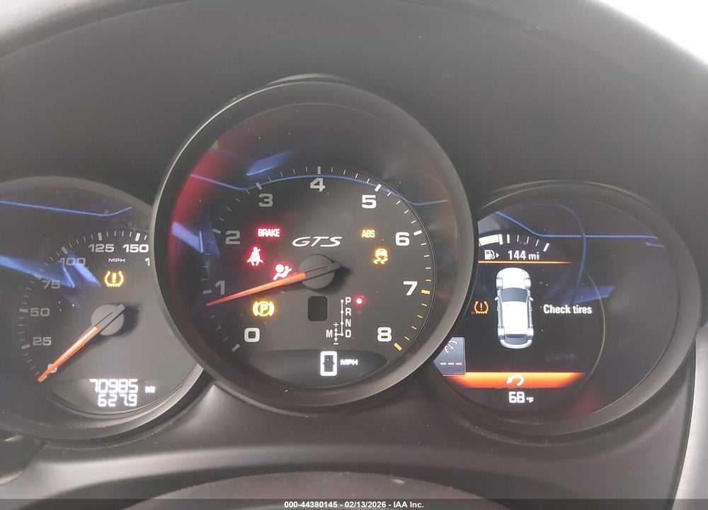 2018 PORSCHE MACAN GTS VIN: WP1AG2A58JLB60311