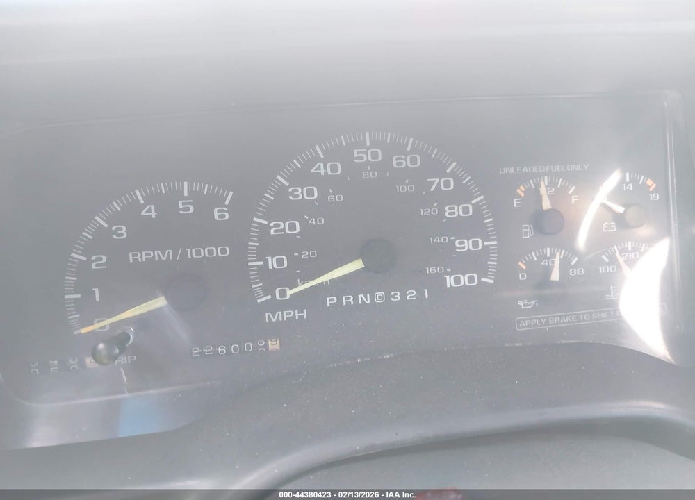 1997 CHEVROLET SUBURBAN 1500 VIN: 3GNFK16R1VG130749