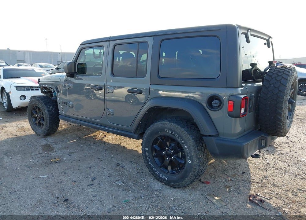 2022 JEEP WRANGLER UNLIMITED WILLYS 4X4 VIN: 1C4HJXDN6NW240009