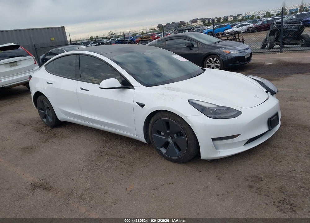 2021 TESLA MODEL 3 STANDARD RANGE PLUS REAR-WHEEL DRIVE VIN: 5YJ3E1EAXMF873980