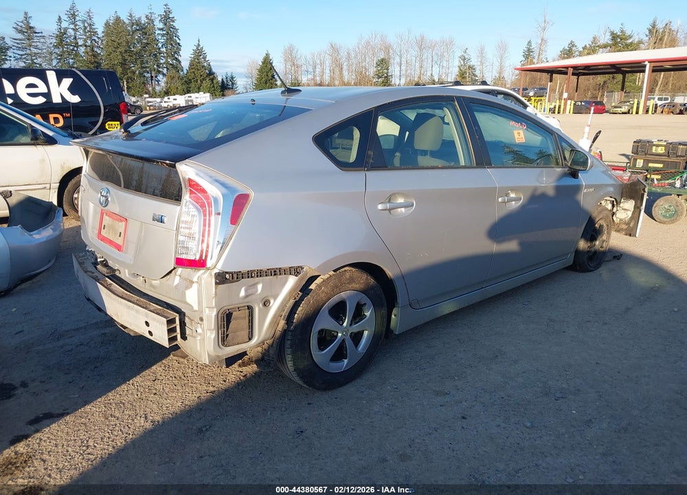 2012 TOYOTA PRIUS THREE VIN: JTDKN3DU2C5439734