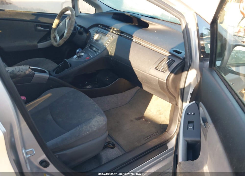 2012 TOYOTA PRIUS THREE VIN: JTDKN3DU2C5439734