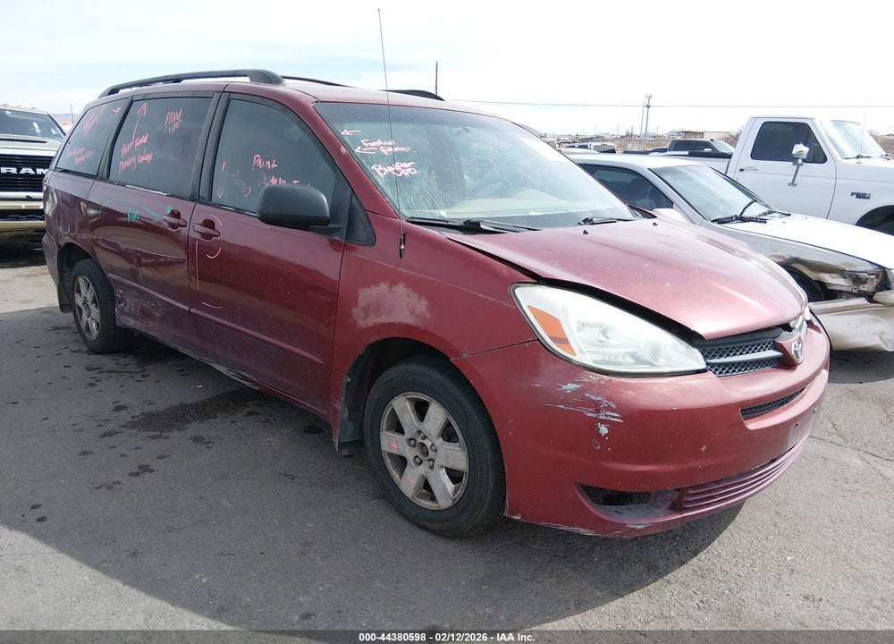2005 TOYOTA SIENNA LE VIN: 5TDZA23C25S238569