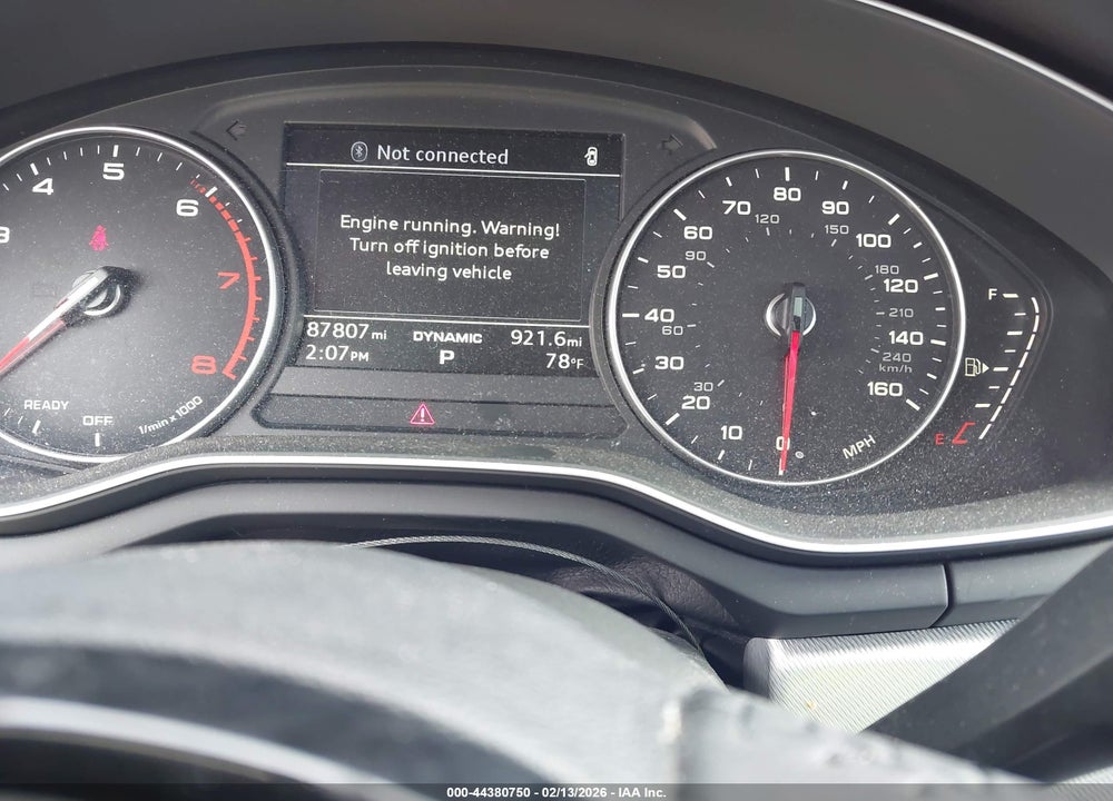 2017 AUDI A4 2.0T PREMIUM VIN: WAUGNAF4XHN025077