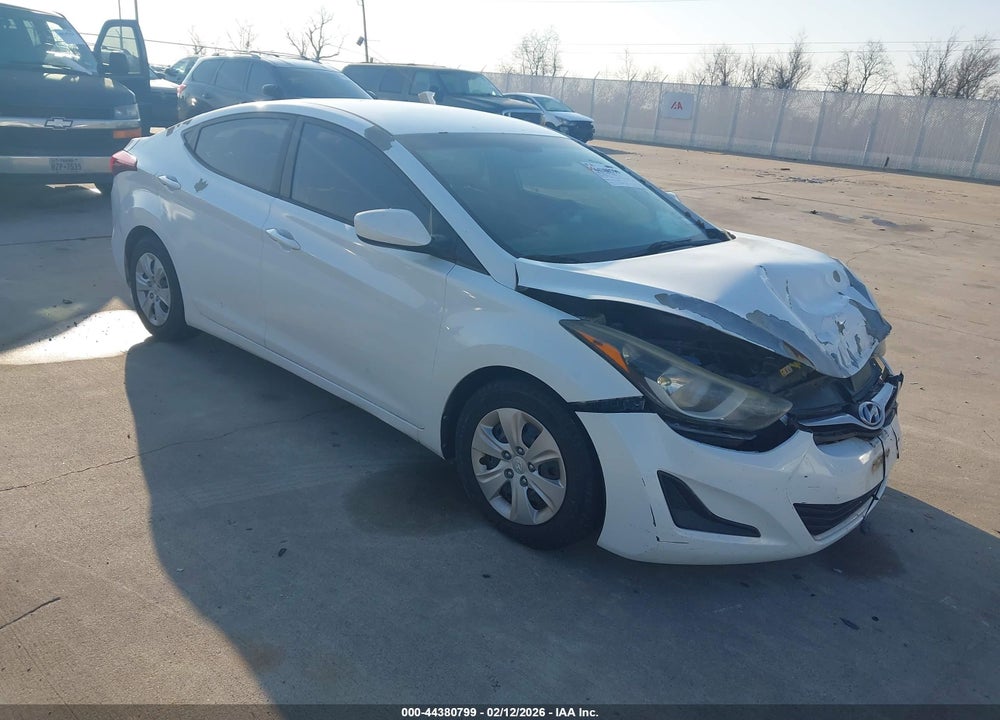 2016 HYUNDAI ELANTRA SE VIN: 5NPDH4AE2GH783556