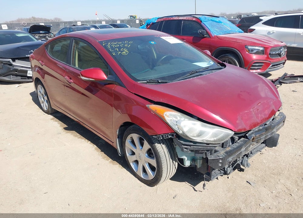 2013 HYUNDAI ELANTRA LIMITED VIN: 5NPDH4AE4DH330065