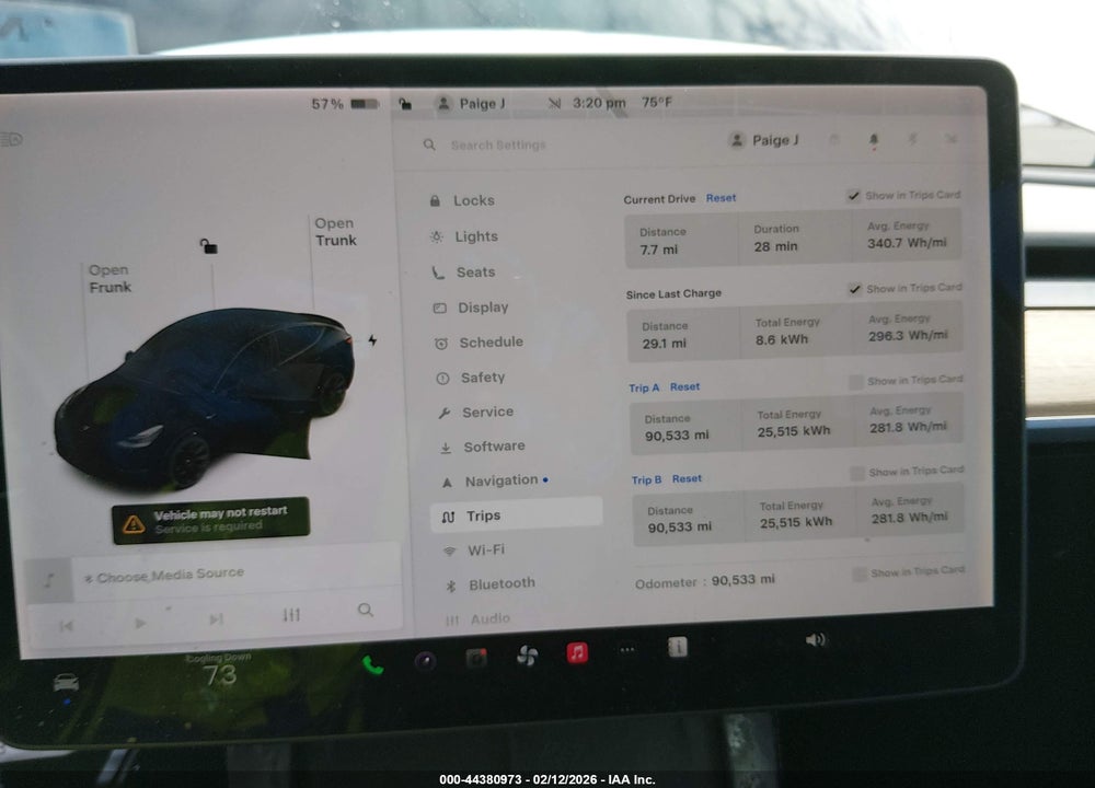 2021 TESLA MODEL Y STANDARD RANGE REAR-WHEEL DRIVE VIN: 5YJYGDED3MF126216