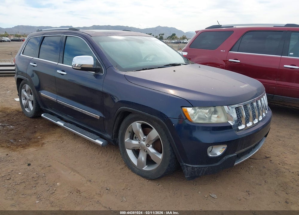 2013 JEEP GRAND CHEROKEE OVERLAND VIN: 1C4RJFCT9DC532168