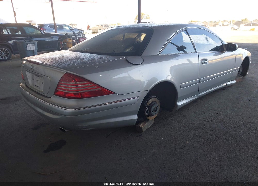 2004 MERCEDES-BENZ CL 500 VIN: WDBPJ75J44A043342