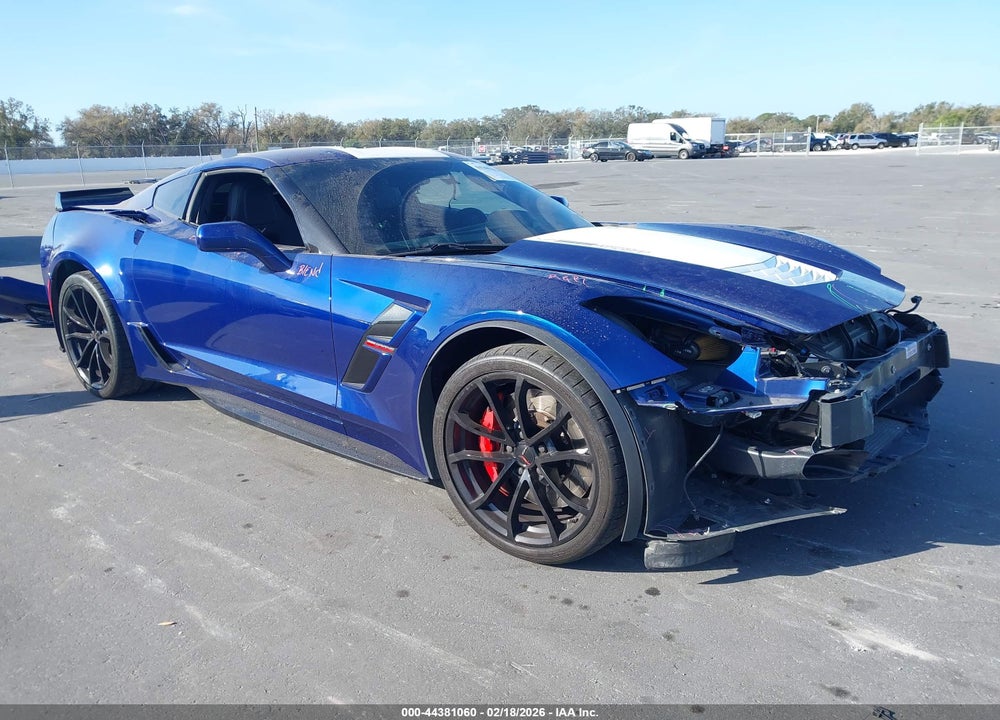 2017 CHEVROLET CORVETTE GRAND SPORT VIN: 1G1Y12D75H5111525