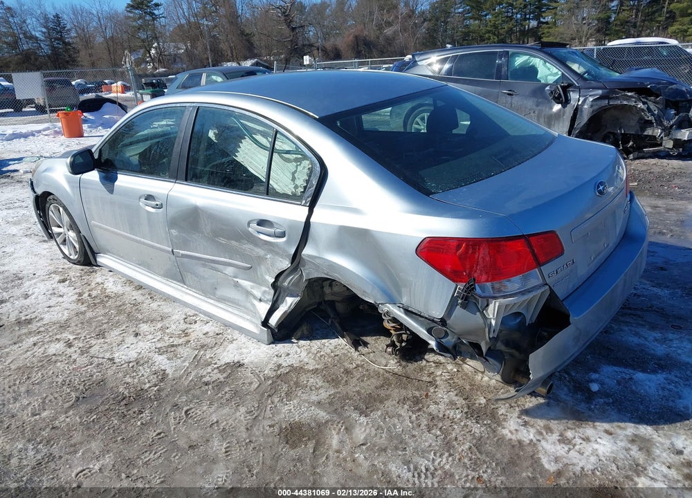 2013 SUBARU LEGACY 2.5I PREMIUM VIN: 4S3BMBC65D3013792