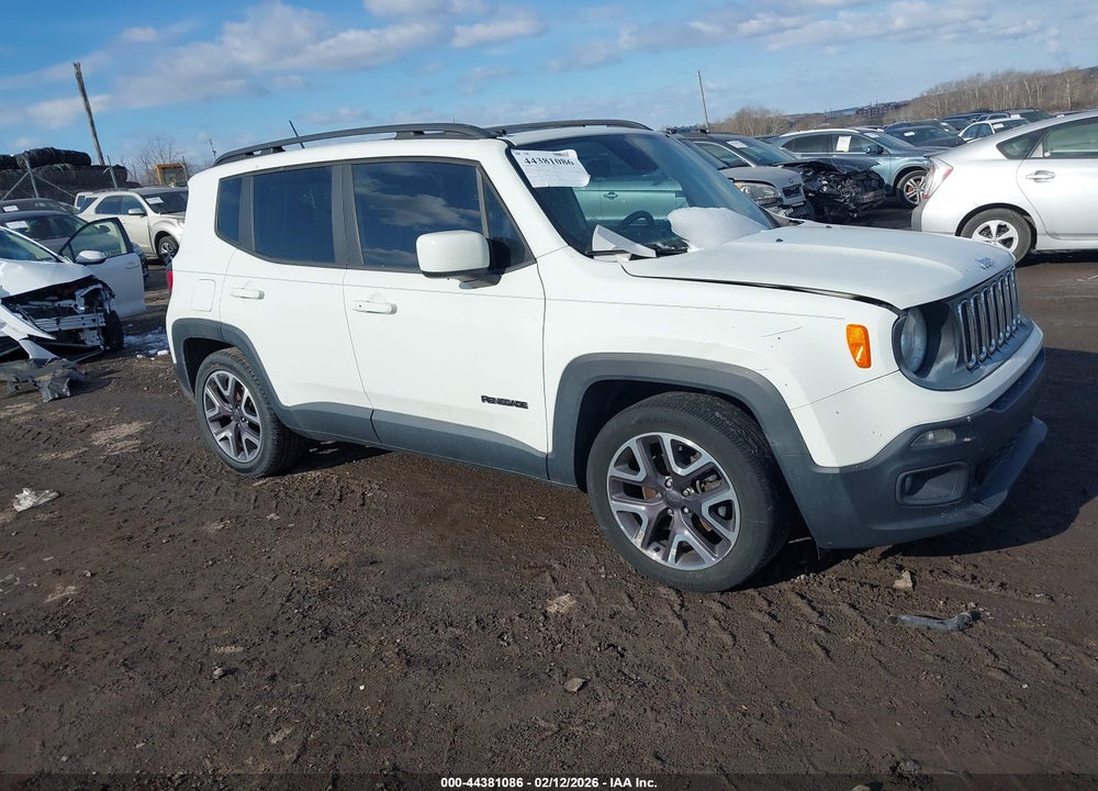 2016 JEEP RENEGADE LATITUDE VIN: ZACCJABT7GPD80143