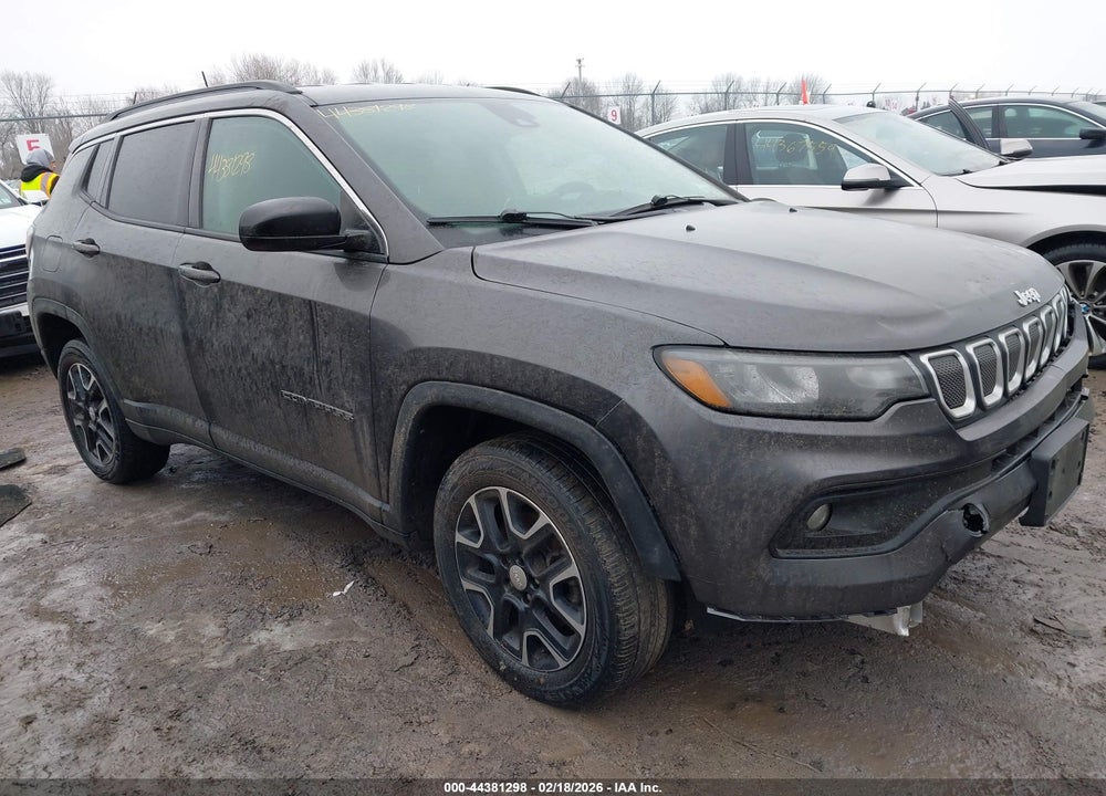 2022 JEEP COMPASS LATITUDE 4X4 VIN: 3C4NJDBB7NT121126