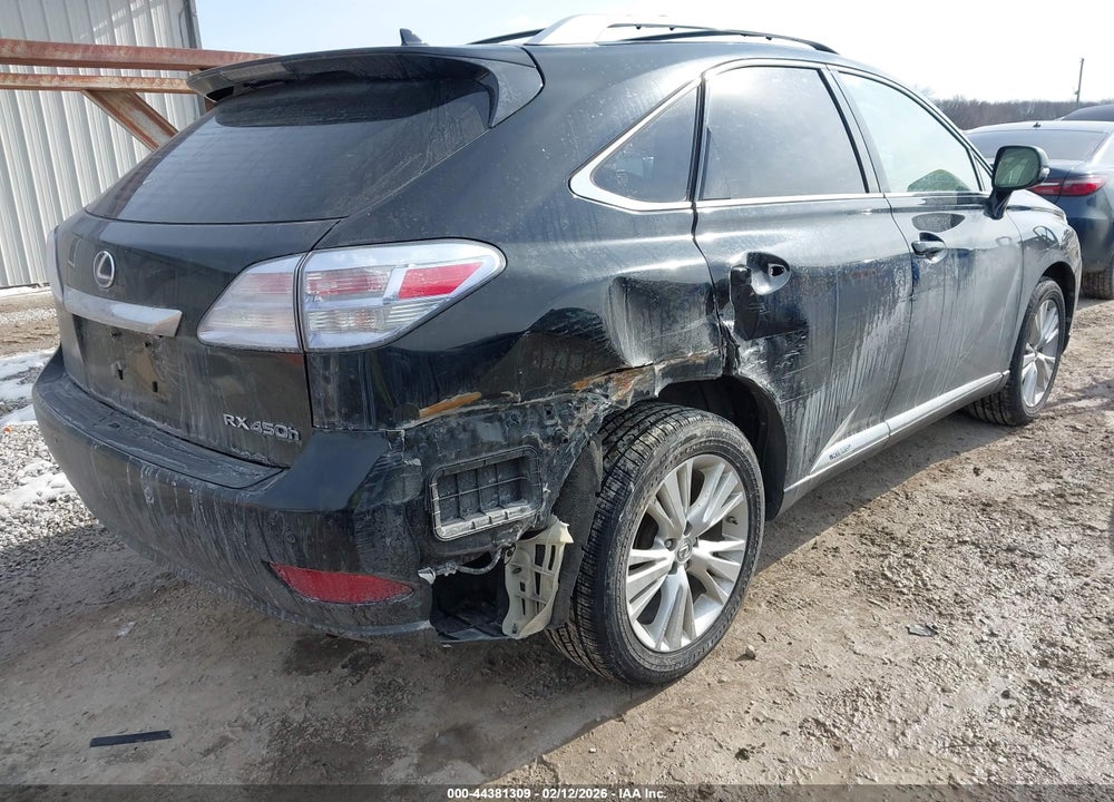 2012 LEXUS RX 450H VIN: JTJBC1BA4C2431796