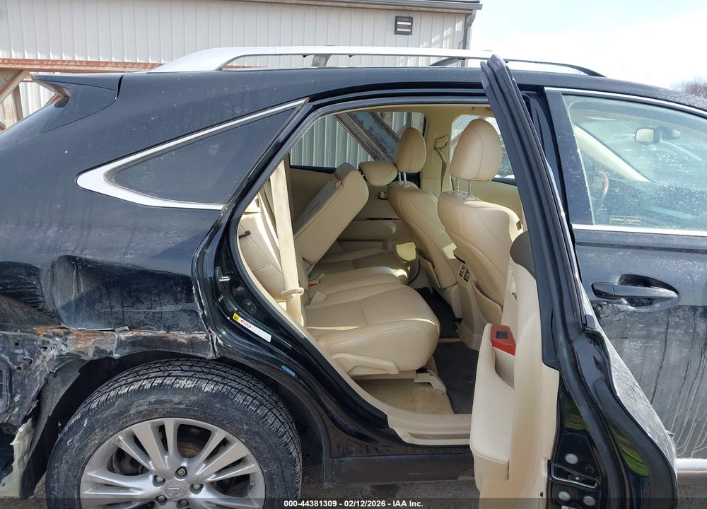 2012 LEXUS RX 450H VIN: JTJBC1BA4C2431796