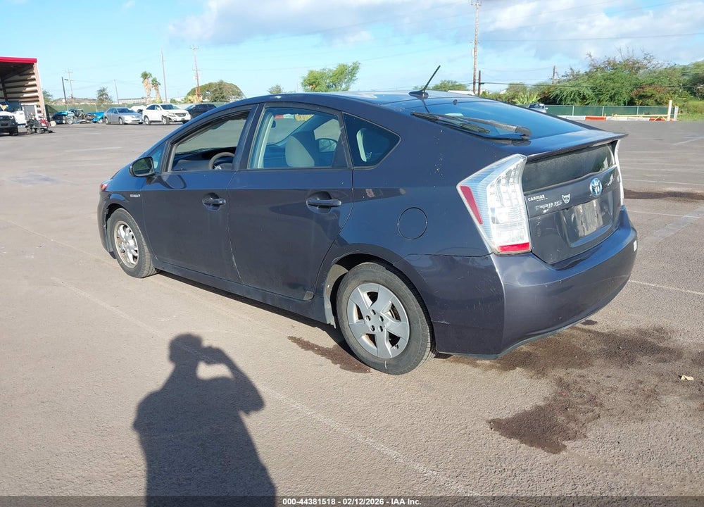 2011 TOYOTA PRIUS THREE VIN: JTDKN3DU5B0298928