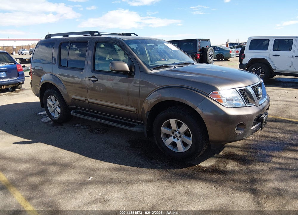 2008 NISSAN PATHFINDER SE VIN: 5N1AR18B28C604242