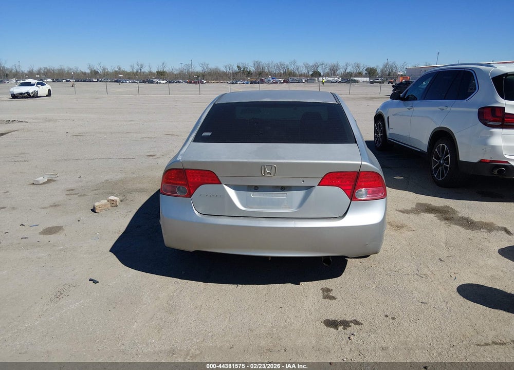 2008 HONDA CIVIC LX VIN: 1HGFA155X8L018826