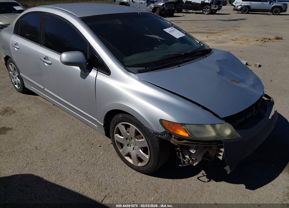 2008 HONDA CIVIC LX VIN: 1HGFA155X8L018826