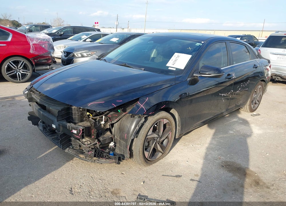2021 HYUNDAI ELANTRA LIMITED VIN: KMHLP4AG2MU139312