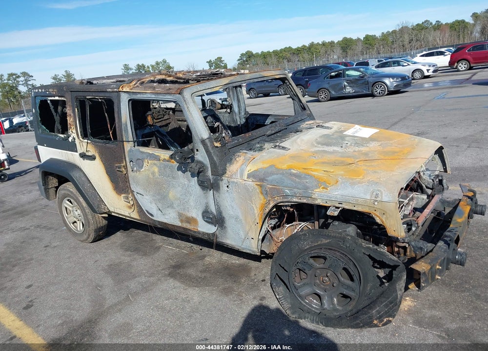 2011 JEEP WRANGLER UNLIMITED SPORT RHD VIN: 1J4BZ3H15BL599860
