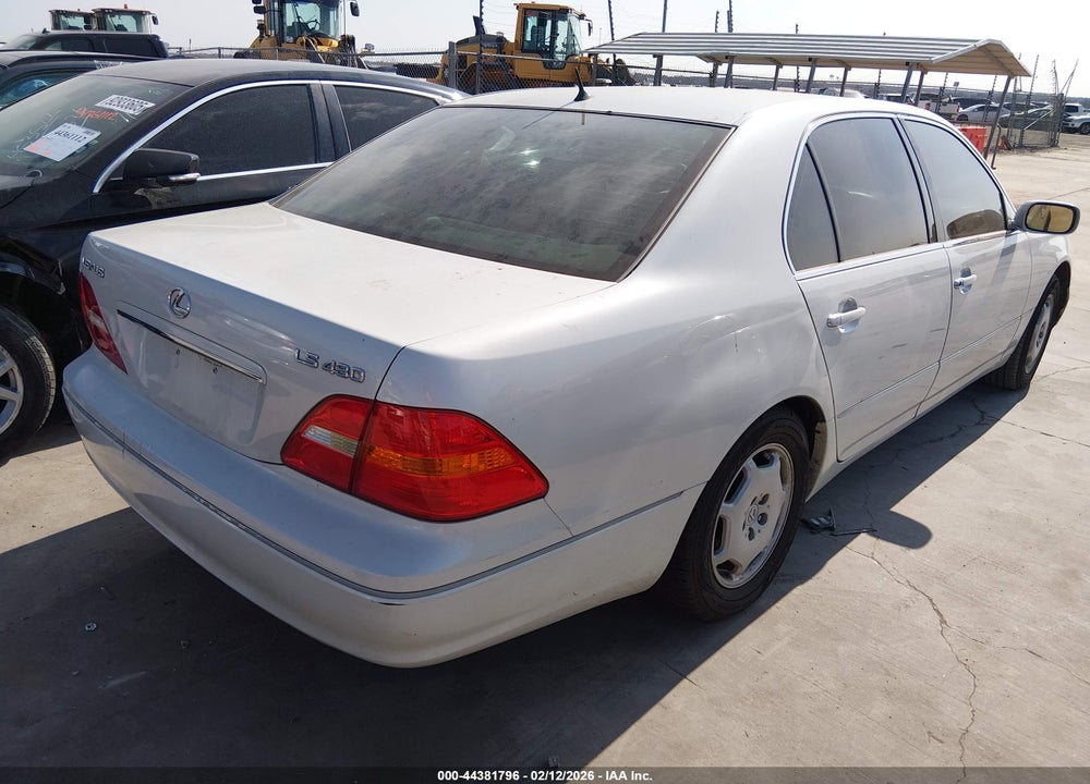 2002 LEXUS LS 430 VIN: JTHBN30F220086722