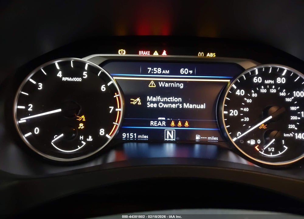 2025 NISSAN ALTIMA SV AWD VIN: 1N4BL4DW5SN329553
