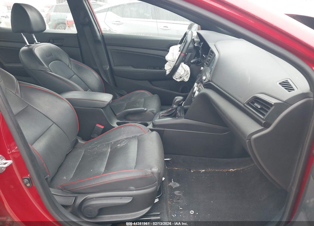2019 HYUNDAI ELANTRA SPORT VIN: KMHD04LB9KU831588