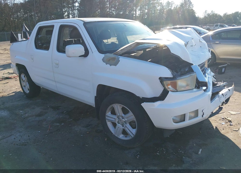 2013 HONDA RIDGELINE RTL VIN: 5FPYK1F5XDB001032
