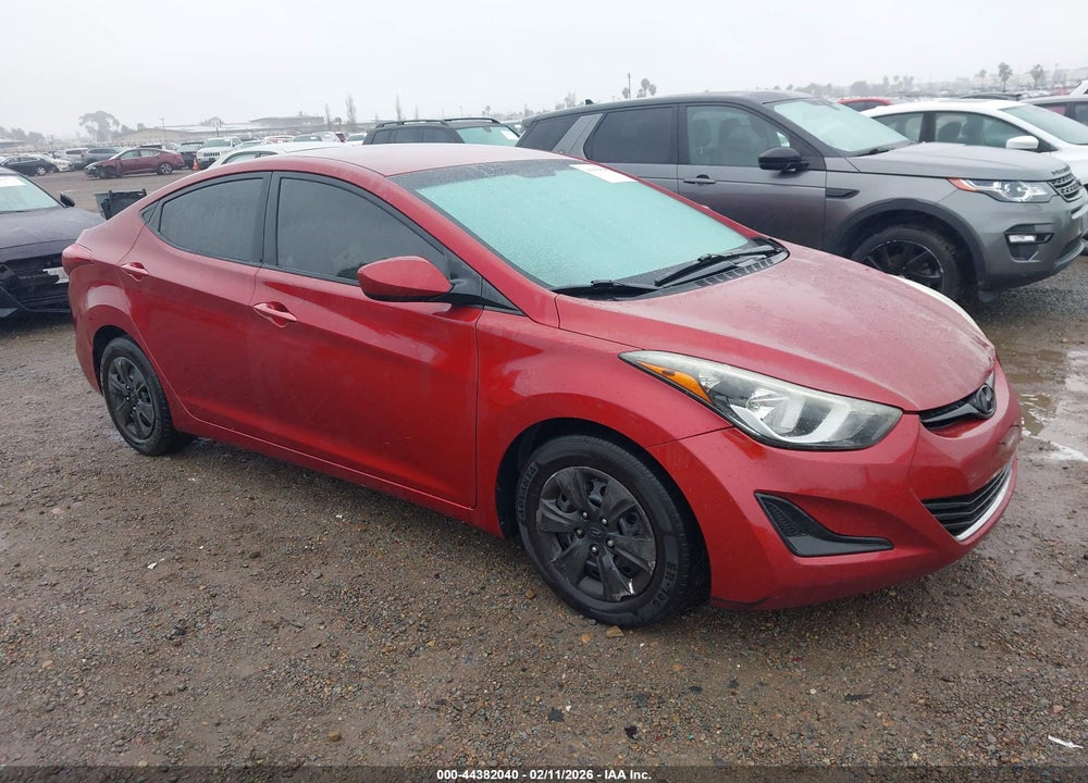 2016 HYUNDAI ELANTRA SE VIN: 5NPDH4AEXGH774376