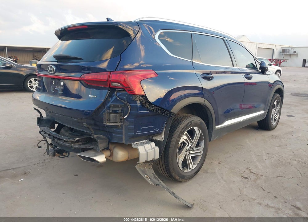 2022 HYUNDAI SANTA FE SEL VIN: 5NMS2DAJ1NH454704