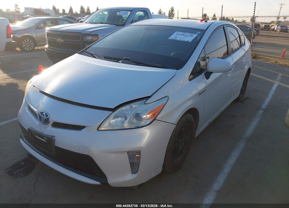 2014 TOYOTA PRIUS THREE VIN: JTDKN3DU3E1757761