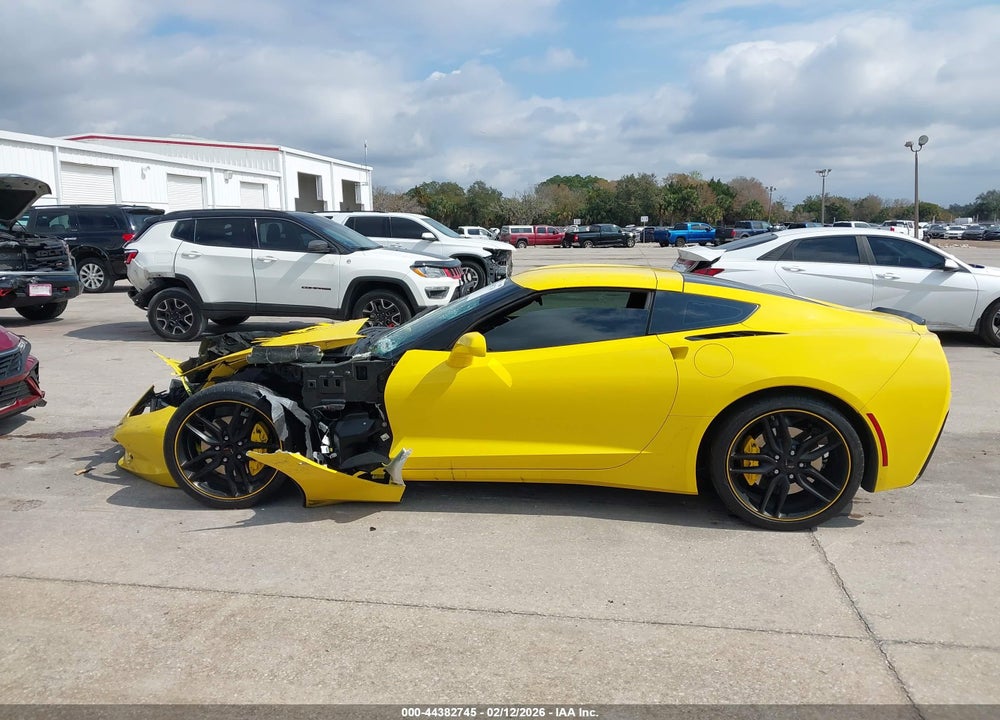 2019 CHEVROLET CORVETTE STINGRAY VIN: 1G1YB2D7XK5122587