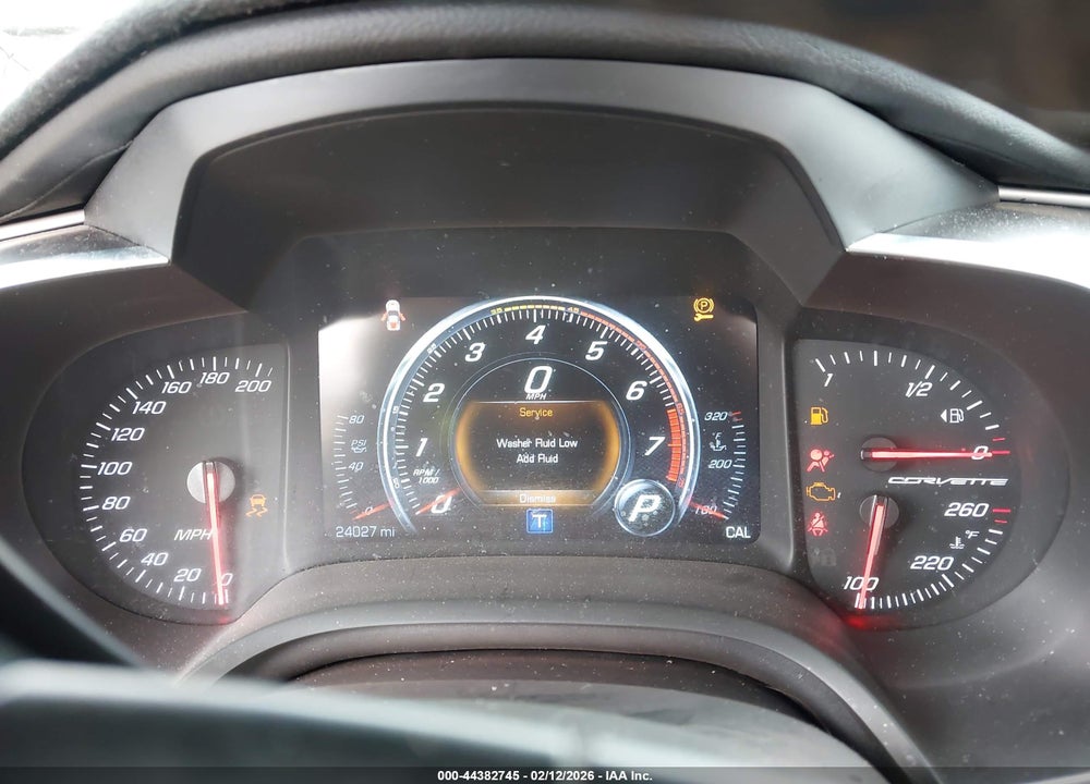 2019 CHEVROLET CORVETTE STINGRAY VIN: 1G1YB2D7XK5122587