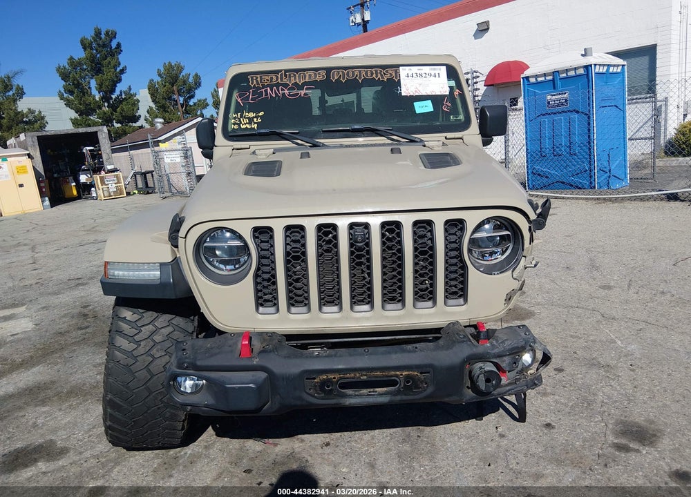 2020 JEEP GLADIATOR RUBICON 4X4 VIN: 1C6JJTBG3LL217923