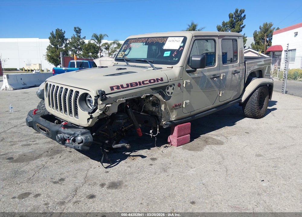 2020 JEEP GLADIATOR RUBICON 4X4 VIN: 1C6JJTBG3LL217923