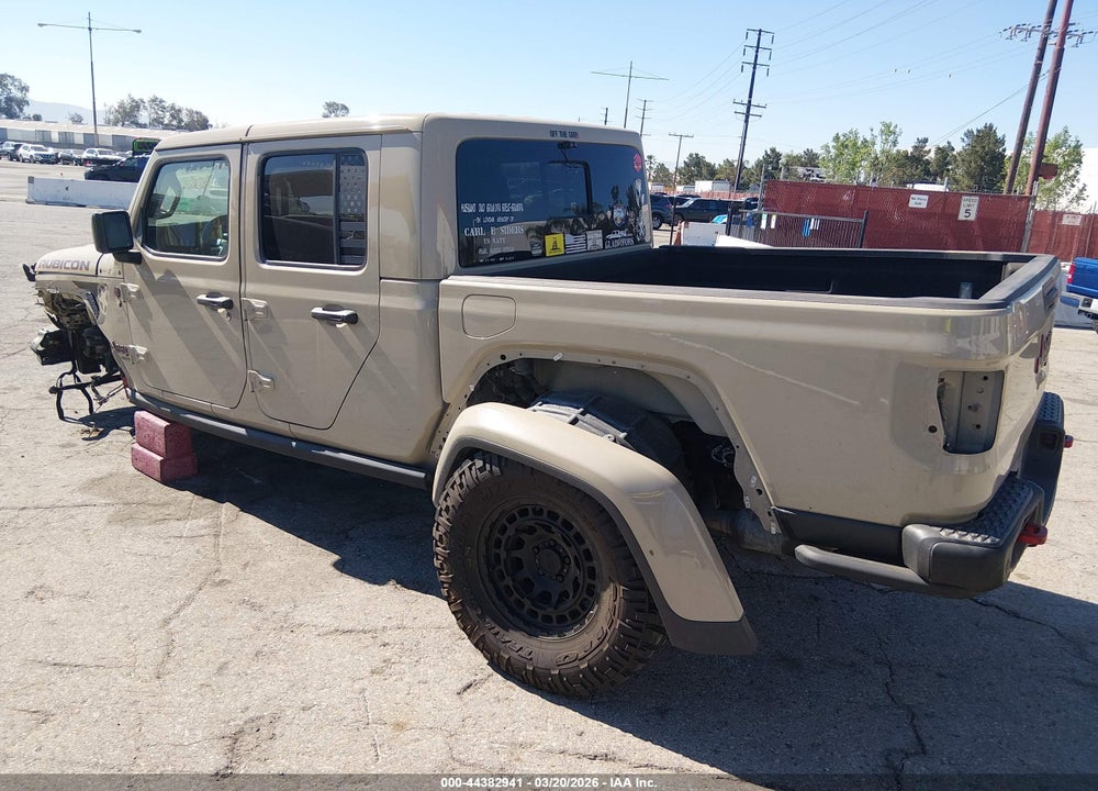 2020 JEEP GLADIATOR RUBICON 4X4 VIN: 1C6JJTBG3LL217923