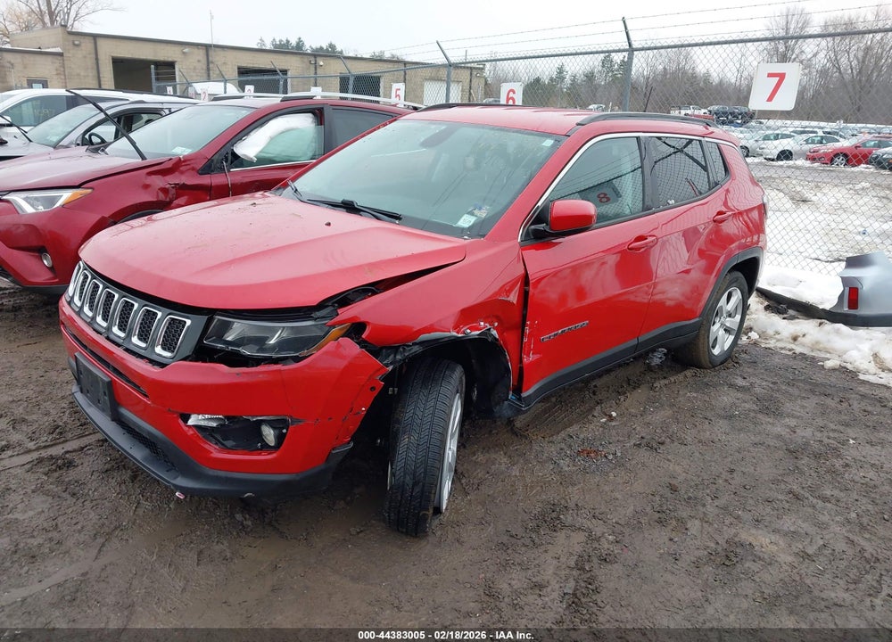 2021 JEEP COMPASS LATITUDE 4X4 VIN: 3C4NJDBB5MT557360