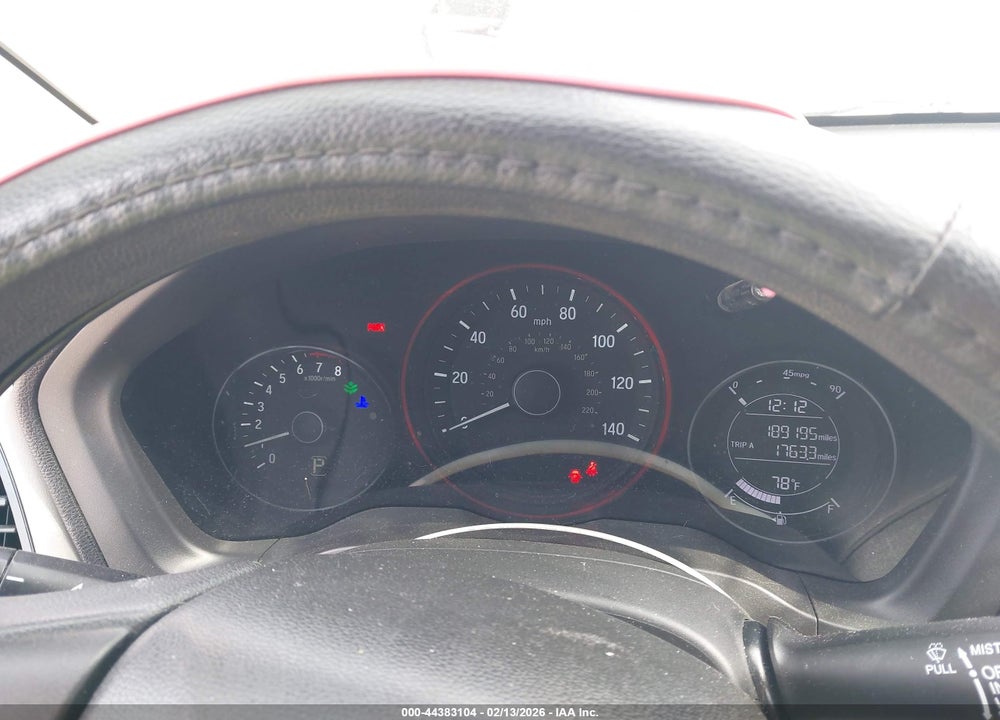 2017 HONDA HR-V LX VIN: 3CZRU5H39HM702926