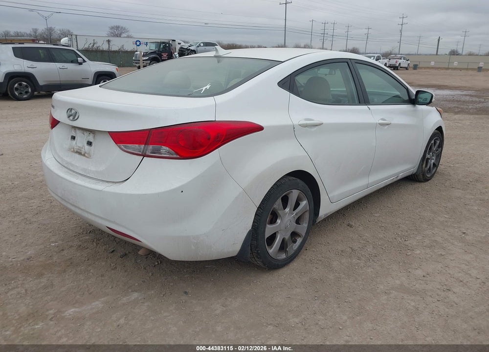 2013 HYUNDAI ELANTRA GLS VIN: 5NPDH4AE6DH292239