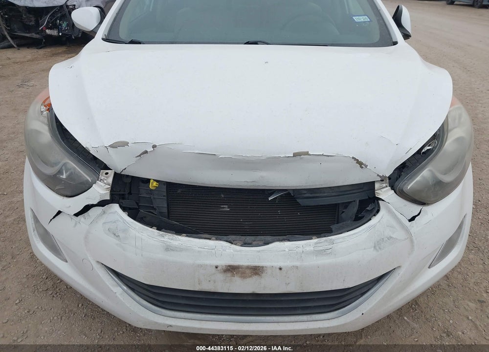 2013 HYUNDAI ELANTRA GLS VIN: 5NPDH4AE6DH292239