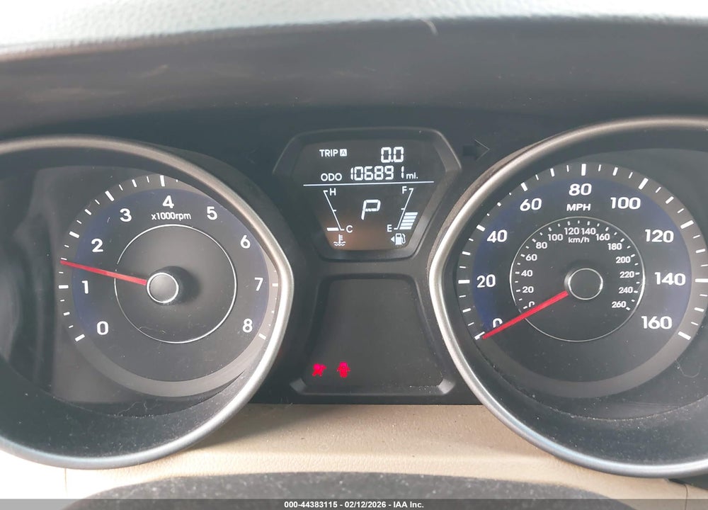 2013 HYUNDAI ELANTRA GLS VIN: 5NPDH4AE6DH292239