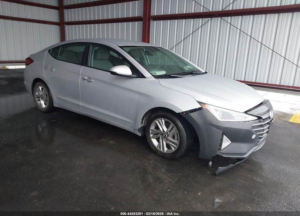2019 HYUNDAI ELANTRA SEL VIN: KMHD84LF0KU741936