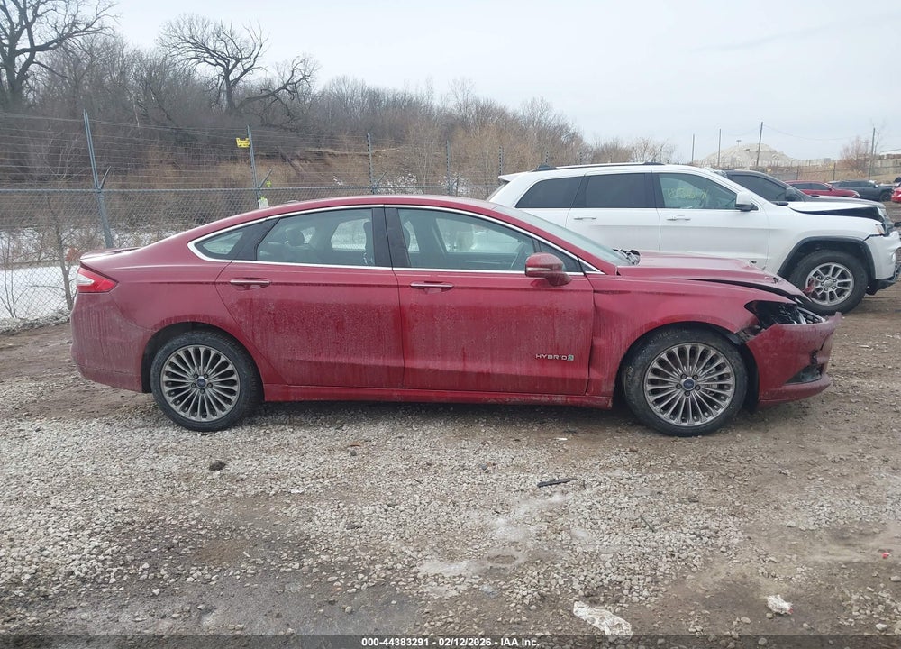 2014 FORD FUSION HYBRID TITANIUM VIN: 3FA6P0RU5ER100104