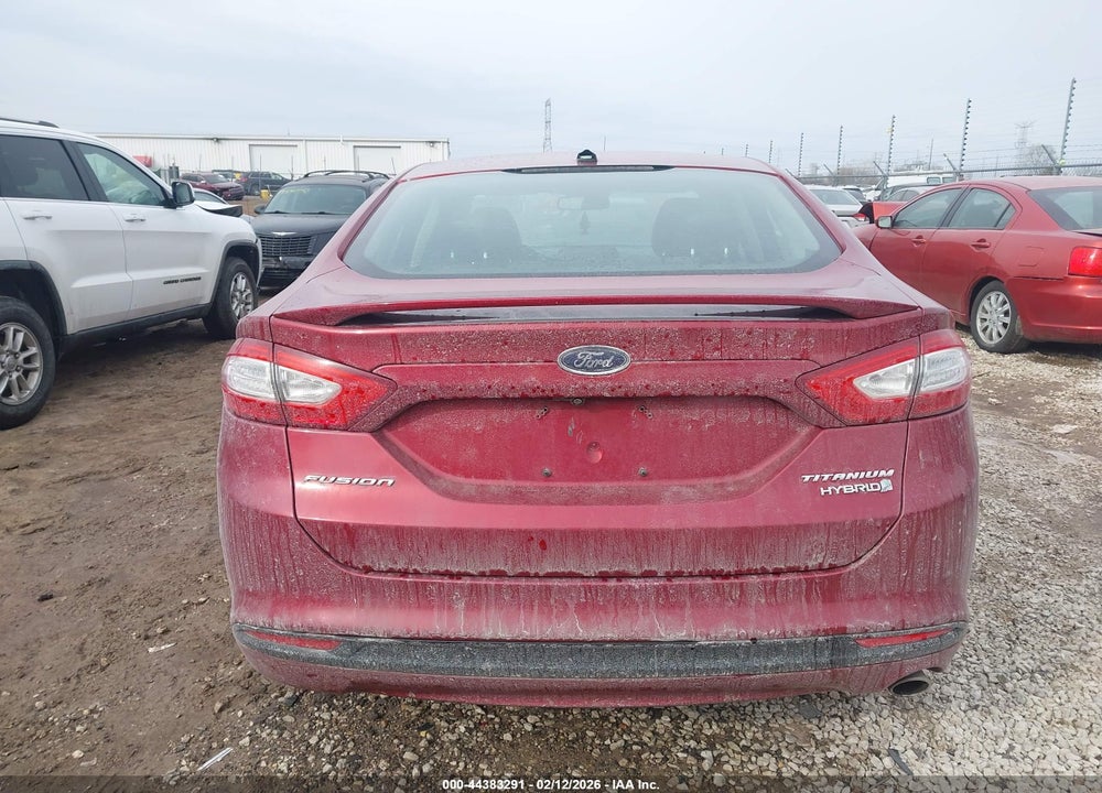 2014 FORD FUSION HYBRID TITANIUM VIN: 3FA6P0RU5ER100104