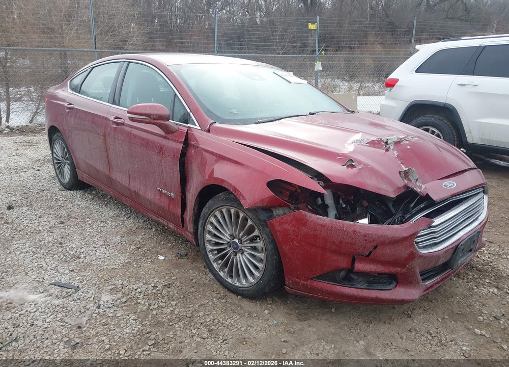 2014 FORD FUSION HYBRID TITANIUM VIN: 3FA6P0RU5ER100104