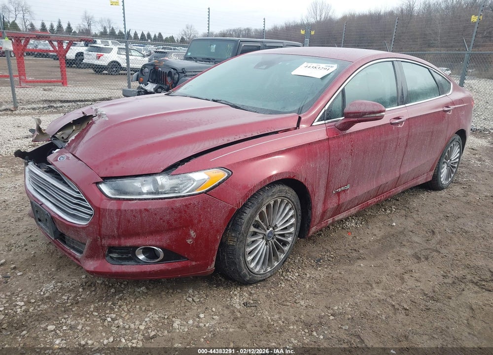 2014 FORD FUSION HYBRID TITANIUM VIN: 3FA6P0RU5ER100104